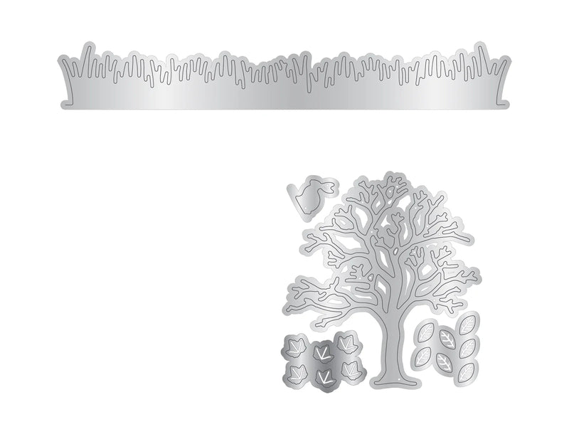 Crafters Companion The Great Outdoors Metal Die Edge'able Natures Surroundings - Craftywaftyshop