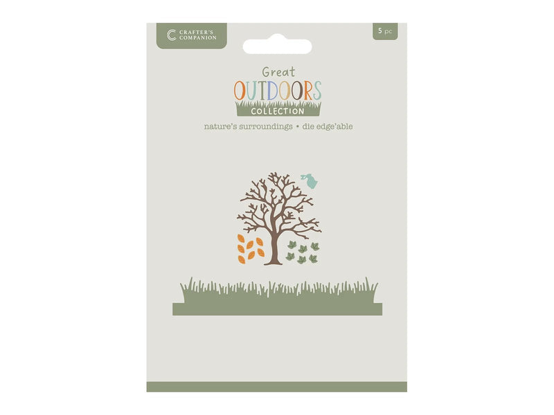 Crafters Companion The Great Outdoors Metal Die Edge'able Natures Surroundings - Craftywaftyshop