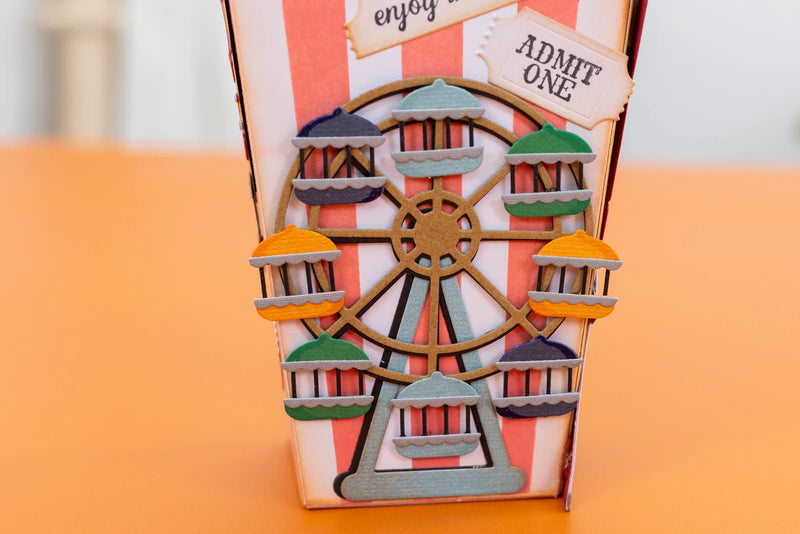 Crafters Companion Vintage Carnival Metal Die Set Ferris Wheel - Craftywaftyshop