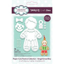 Creative Expressions Paper Cuts Festive Gingerbread Boy Craft Die - Craftywaftyshop