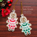 Creative Expressions Paper Cuts Festive Gingerbread Girl Craft Die - Craftywaftyshop