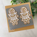 Creative Expressions Paper Cuts Festive Gingerbread Girl Craft Die - Craftywaftyshop