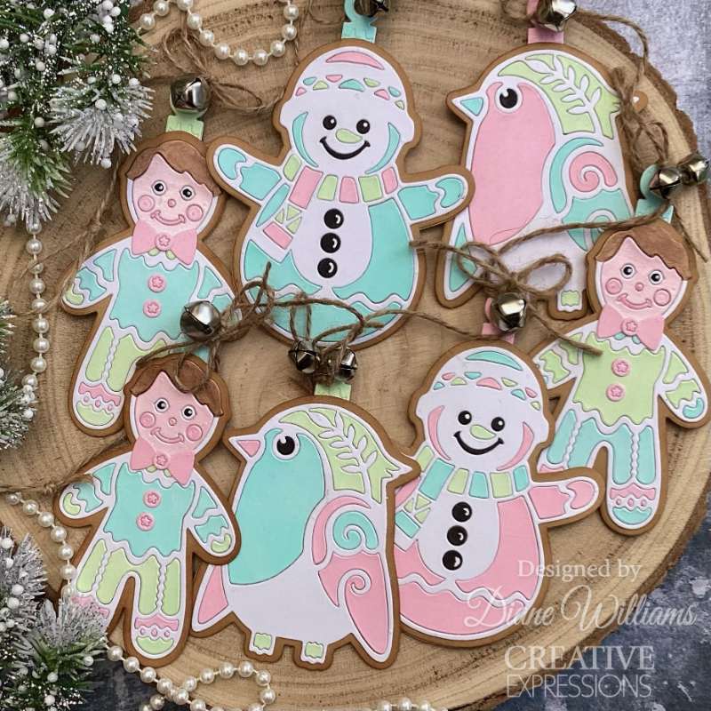 Creative Expressions Paper Cuts Festive Robin Craft Die - Craftywaftyshop