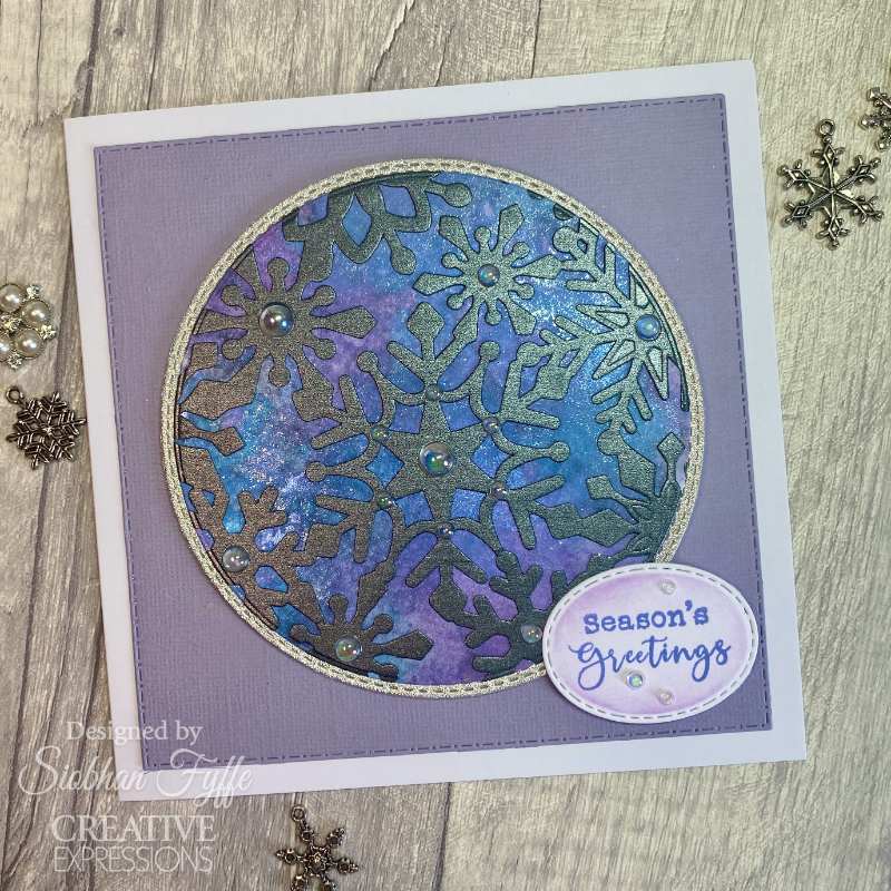 Creative Expressions Sue Wilson Festive Snowflake Floating Frame Craft Die - Craftywaftyshop