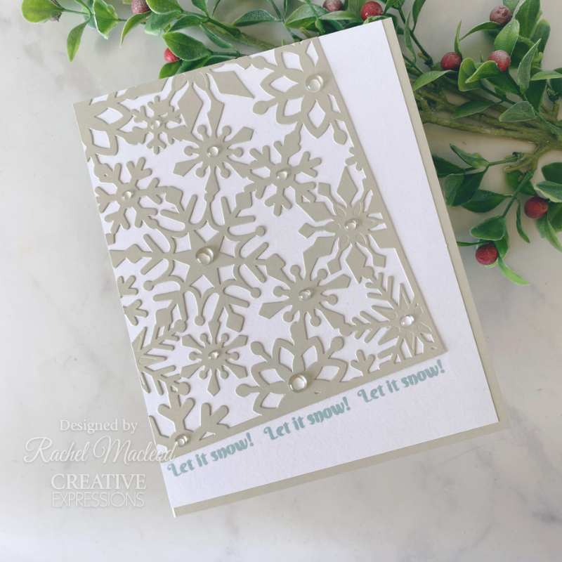 Creative Expressions Sue Wilson Festive Snowflake Floating Frame Craft Die - Craftywaftyshop