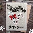 Creative Expressions Sue Wilson Festive Snowflake Ribbon Wave Craft Die - Craftywaftyshop
