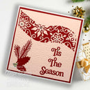 Creative Expressions Sue Wilson Festive Snowflake Ribbon Wave Craft Die - Craftywaftyshop