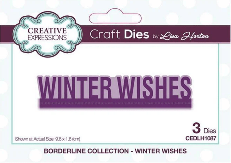 Creative Expressions Winter Wishes Craft Die By Lisa Horton - Craftywaftyshop