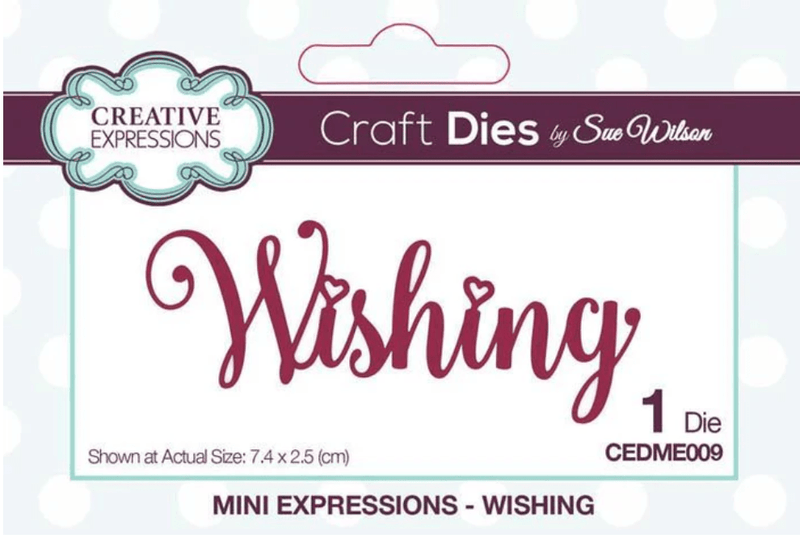 Creative Expressions Wishing Craft Die by Sue Horton - Craftywaftyshop