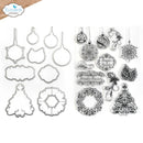 December Romance Stamp and Die Set by Elizabeth Craft Designs - Craftywaftyshop