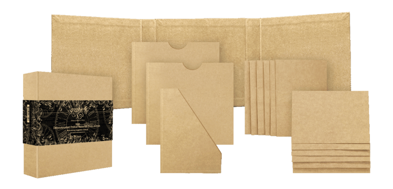 Deconstructed Trifold Waterfall Folio Album – Kraft by Graphic 45 - Craftywaftyshop
