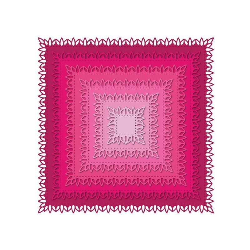 Decorative Squares 8X8 Metal Die Set by Chloes Creative Cards - Craftywaftyshop