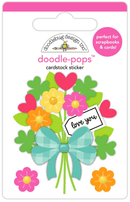 Doodlebug Doodle - Pops 3D Stickers Love Me - Lucky Me | 9018 - Craftywaftyshop