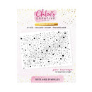 Dots and Sparkles Photopolymer Stamp Set (A7) by Chloes Creative Cards - Craftywaftyshop