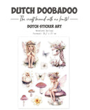 Dutch Doobadoo - Woodland Springs - A4 Transparent Sticker Sheet - Craftywaftyshop
