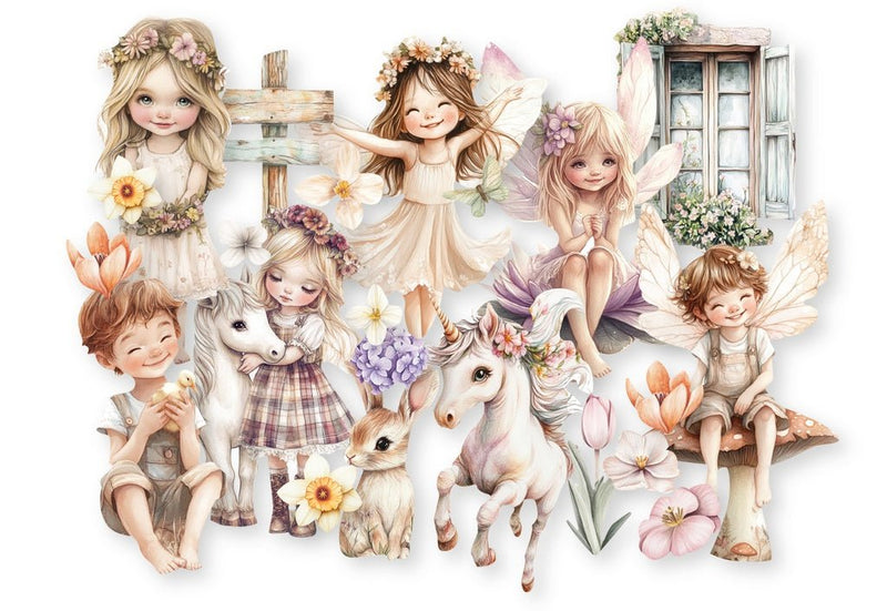 Dutch Doobadoo - Woodland Springs - Collage Diecuts - Craftywaftyshop