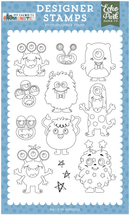 Echo Park 4x6 Stamp Set – Monsters At Play | My Favorite Monster | MFM499045 - Craftywaftyshop