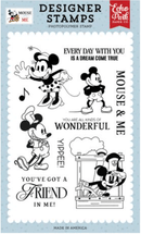 Echo Park 4x6 Stamp Set – Vintage Mouse Sweetheart | Mouse And Me | MAM487046 - Craftywaftyshop