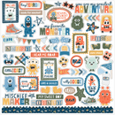 Echo Park Collection Kit 12x12 – My Favorite Monster | MFM499016 - Craftywaftyshop
