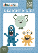 Echo Park Die Set – Monsters Set 1 | My Favorite Monster | MFM499041 - Craftywaftyshop