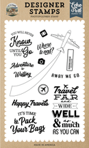 Echo Park It's Time To Travel Where To Next 4"x6" Stamp Set | TTT494045 - Craftywaftyshop