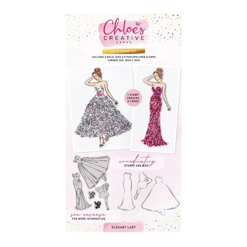 Elegant Lady Die & Stamp by Chloes Creative Cards - Craftywaftyshop
