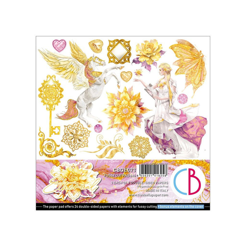 Ethereal Fussy Cut Pad 6x6 by Ciao Bella - Craftywaftyshop