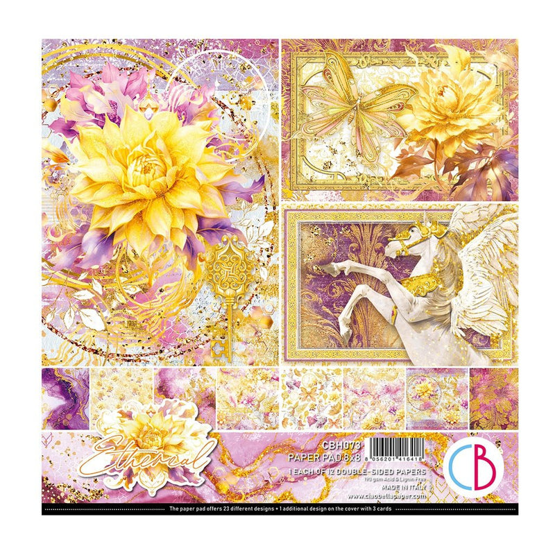 Ethereal Paper Pad 8x8 by Ciao Bella - Craftywaftyshop