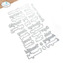 Everyday Words 4 Die Set by Elizabeth Craft Designs - Craftywaftyshop