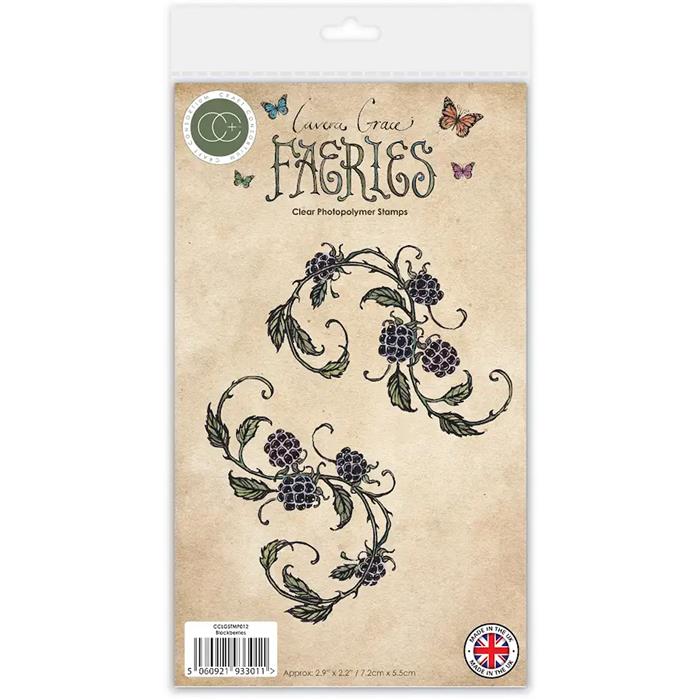 FAERIES Blackberries - Photopolymer Stamp Set by Craft Consortium - Craftywaftyshop