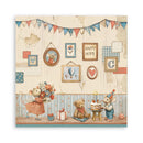 Family - 8"x8" Double Sided Scrapbooking Pad (SBBS137) by Stamperia - Craftywaftyshop