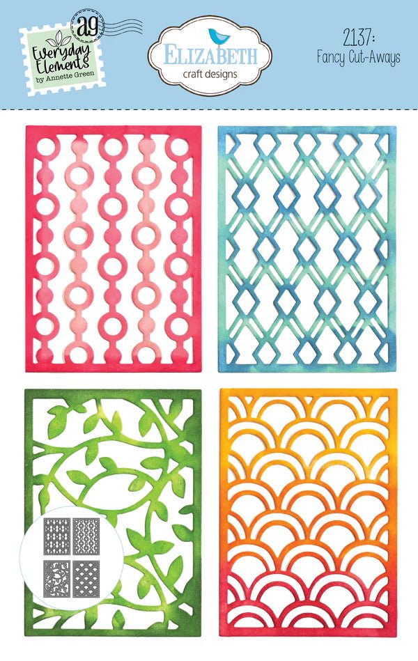 Fancy Cut-Aways Die Set by Elizabeth Craft Designs - Craftywaftyshop