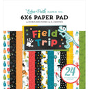 Field Trip Double - Sided Paper Pad 6"X6" by Echo Park - Craftywaftyshop