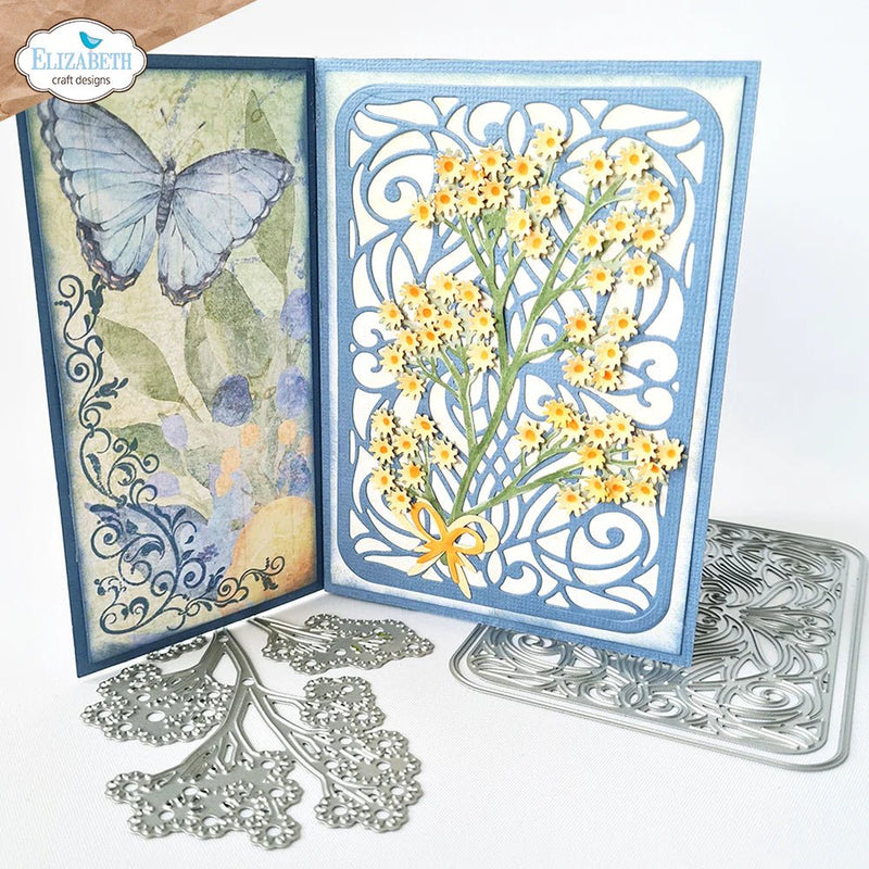 Floral Greenery 2 Die Set by Elizabeth Craft Designs - Craftywaftyshop
