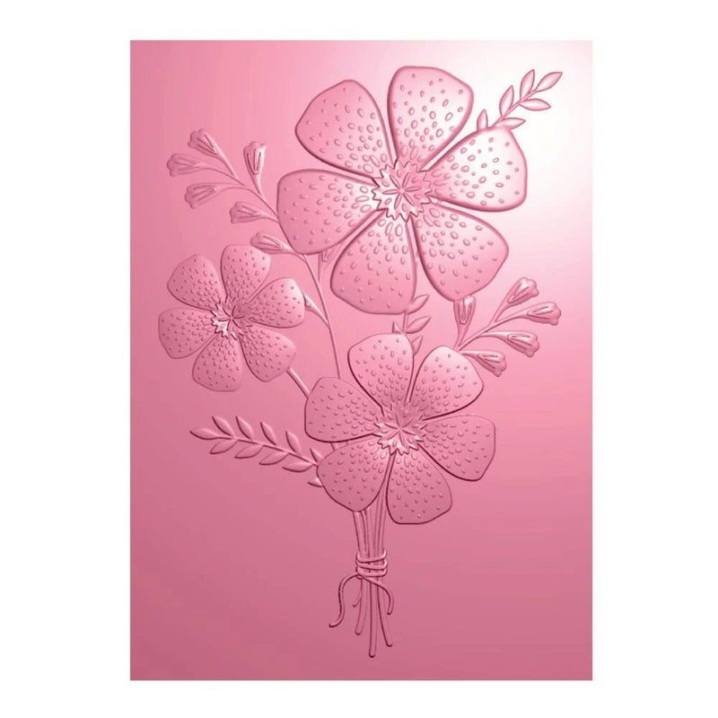 Flower Bouquet 5x7 3D Embossing Folder, Stamp & Metal Die Set by Chloes Creative Cards - Craftywaftyshop