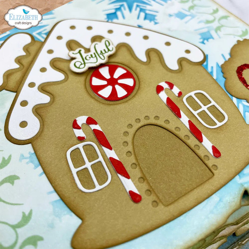 Gingerbread House Art Journal Specials by Elizabeth Craft Designs - Craftywaftyshop