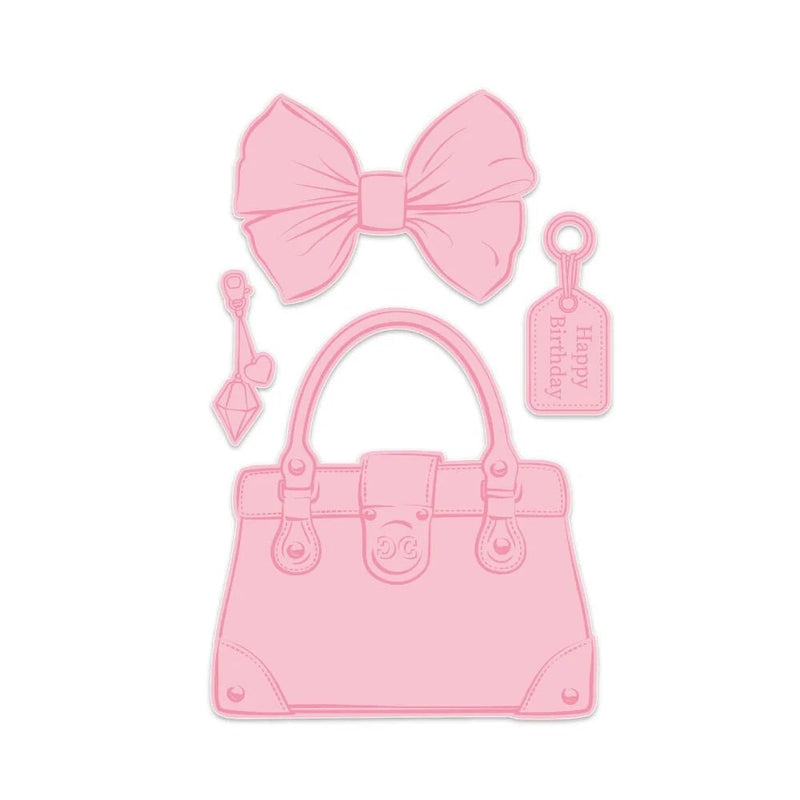 Glamorous Handbag Die & Stamp Set by Chloes Creative Cards - Craftywaftyshop