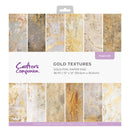 Gold Textures 12"x12" Gold Foil Paper Pad by Crafter's Companion - Craftywaftyshop