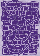 Gothic Romance. Dawn Bibby Barbed Wire & Brick Stencil by Oakwood Archer - Craftywaftyshop