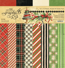 Graphic 45 Merry-ful Greetings 12×12 Plaids & Stripes Pack | 4503283 - Craftywaftyshop