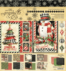 Graphic 45 Merry-ful Greetings 8×8 Collection Pack | 4503284 - Craftywaftyshop