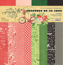 Graphic 45 Sunshine on my Mind 12×12 Patterns & Solids Pack - Craftywaftyshop