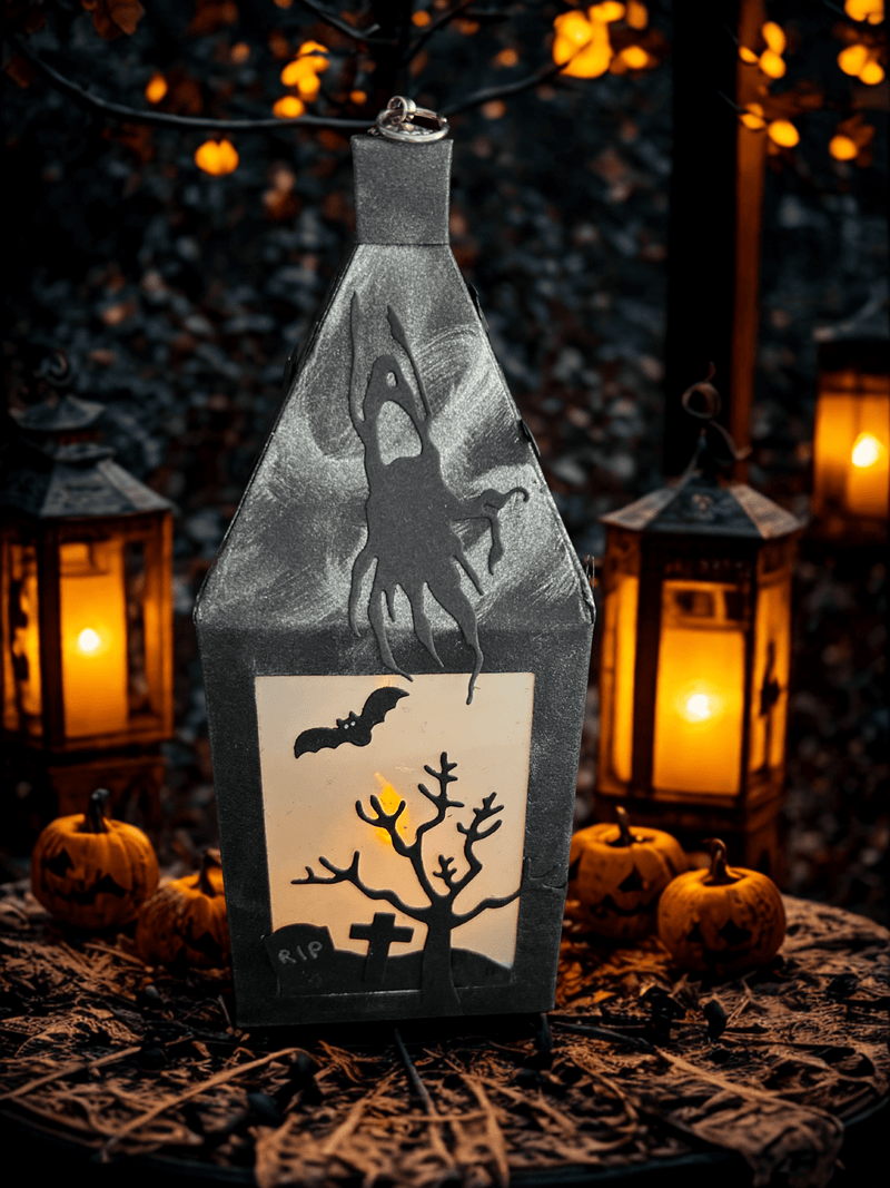 Handcrafted Halloween Lantern Instruction Download - Craftywaftyshop