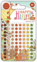 Happy Harvest Adhesive Enamel Dots by Craft Consortium - Craftywaftyshop