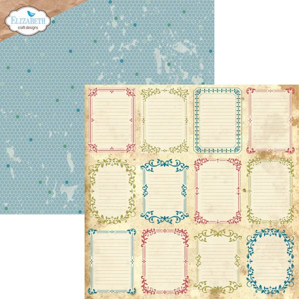 Harmonious Hodgepodge 12 x 12 Card Stock by Elizabeth Craft Designs - Craftywaftyshop