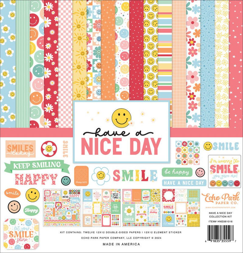 Have A Nice Day Collection Kit by Echo Park - Craftywaftyshop