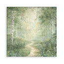 Herbarium Silvae - 12"x12" Double Sided Backgrounds Scrapbooking Pad by Stamperia - Craftywaftyshop