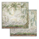 Herbarium Silvae - 12"x12" Double Sided Backgrounds Scrapbooking Pad by Stamperia - Craftywaftyshop