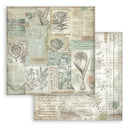Herbarium Silvae - 12"x12" Double Sided Backgrounds Scrapbooking Pad by Stamperia - Craftywaftyshop