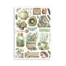 Herbarium Silvae Washi Pad by Stamperia - Craftywaftyshop